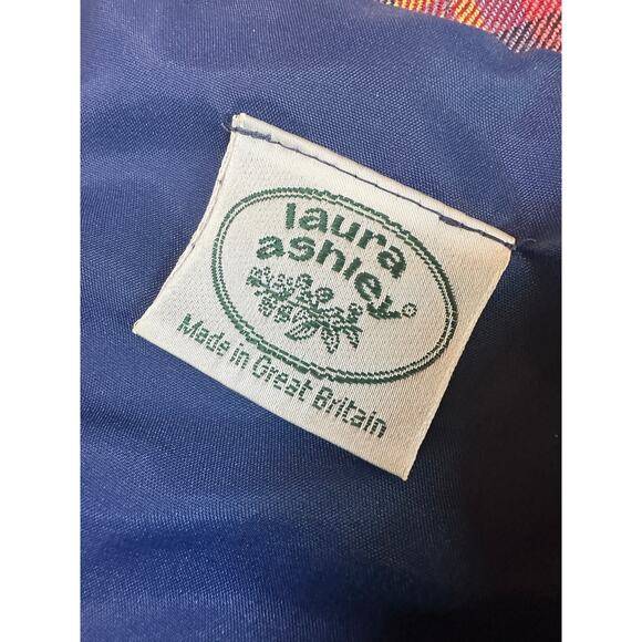 Vintage Laura Ashley Size 6 Plaid Tartan Double-Breasted Drop Waist Riding Dress - Picture 10 of 15